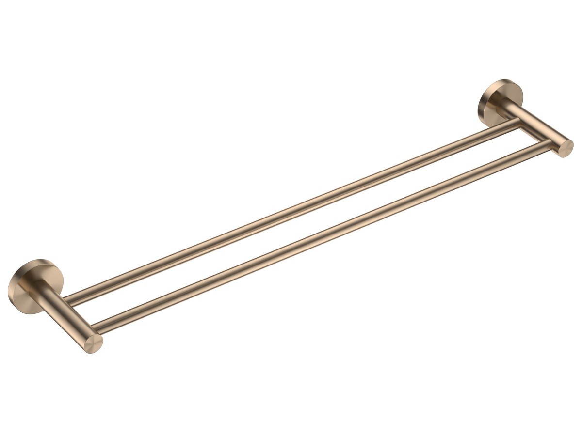 Полотенцедержатель двойной AQUAme Trento AQM7205BC (шлифованная медь)