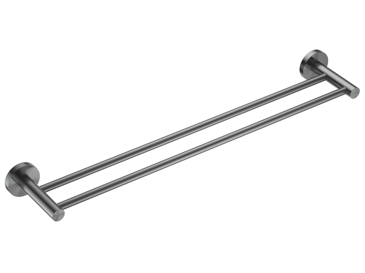 Полотенцедержатель двойной AQUAme Trento AQM7205GM (металл)