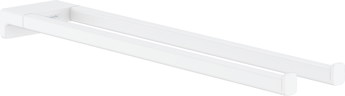 Полотенцедержатель Hansgrohe AddStoris 41770700 двойной, белый