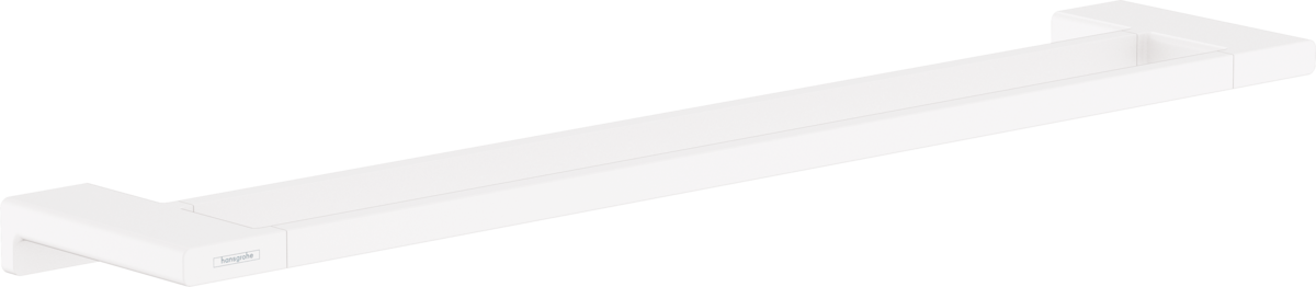 Двойной держатель для банных полотенец Hansgrohe AddStoris 41743700, белый