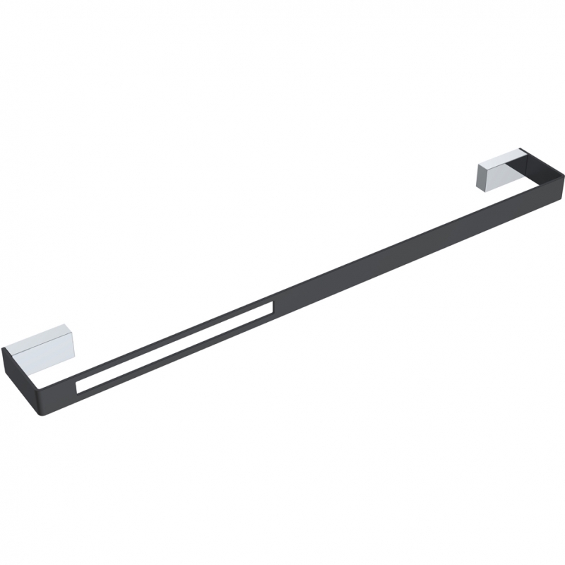 Полотенцедержатель Boheme Chrome&Black Q 10942-CR-B (хром/чёрный)