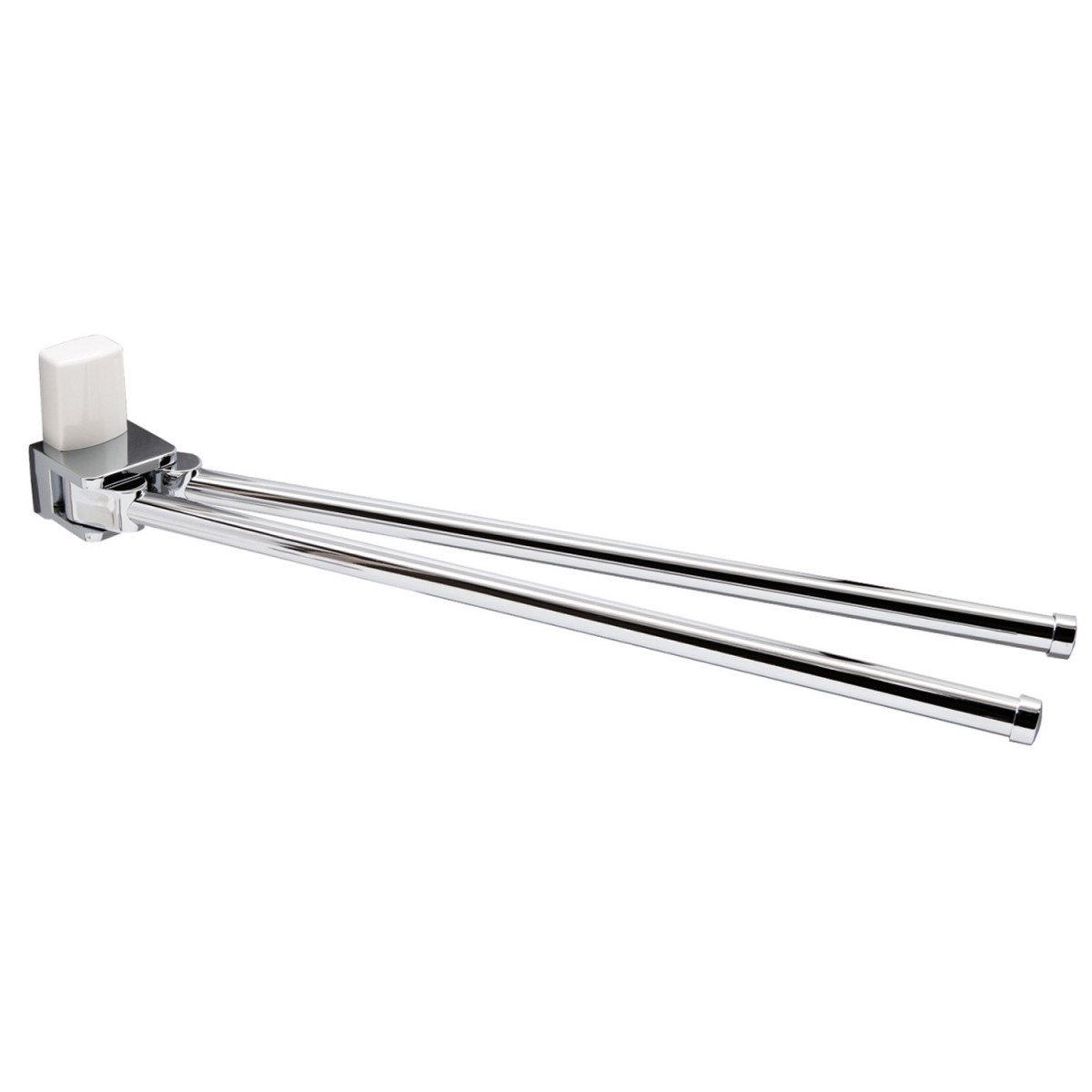 Полотенцедержатель WasserKRAFT Leine K-5031WHITE (хром/белый)