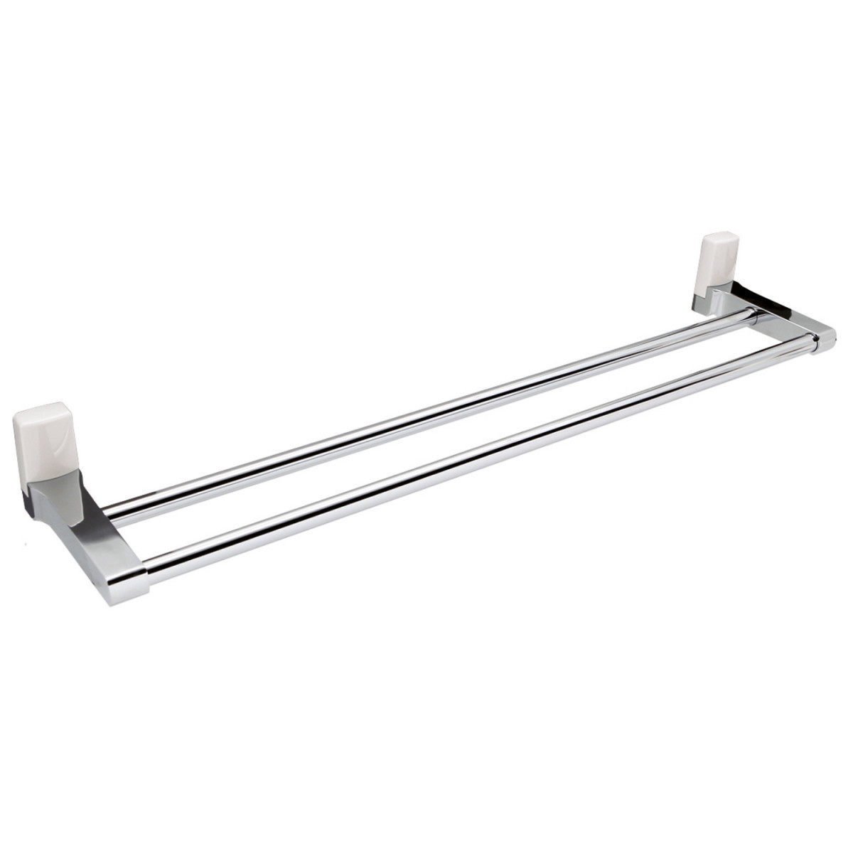 Полотенцедержатель WasserKRAFT Leine K-5040WHITE (хром/белый)