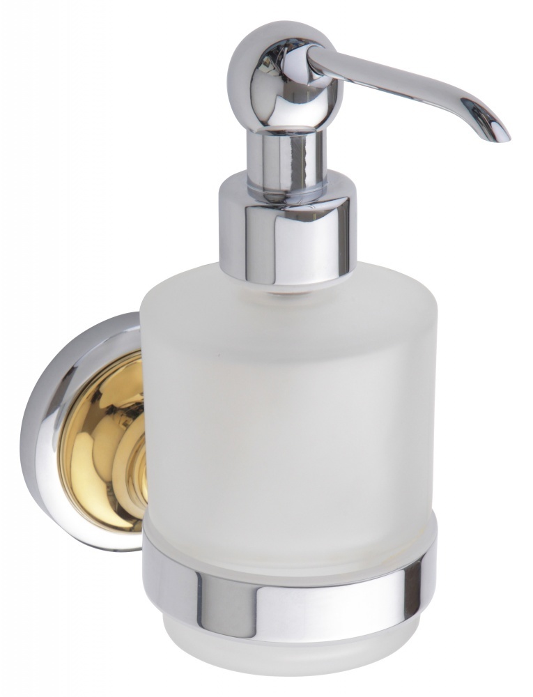 Дозатор Bemeta Retro Gold and Сhrom 144209108 (хром/золото)