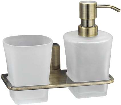 Дозатор WasserKRAFT Exter K-5289  (бронза)