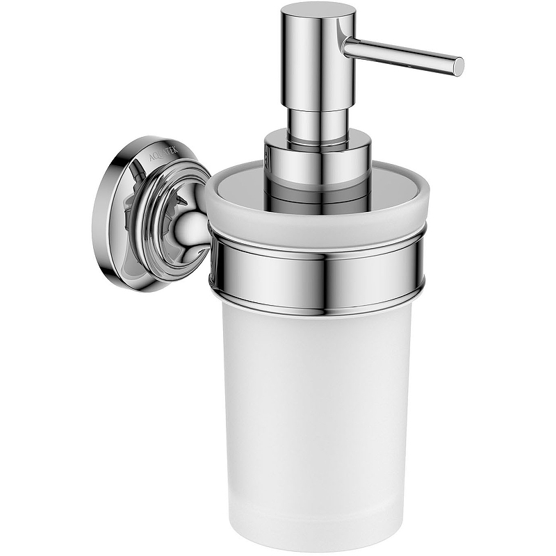 Дозатор Aquatek Классик AQ4505CR (хром/белый матовый)