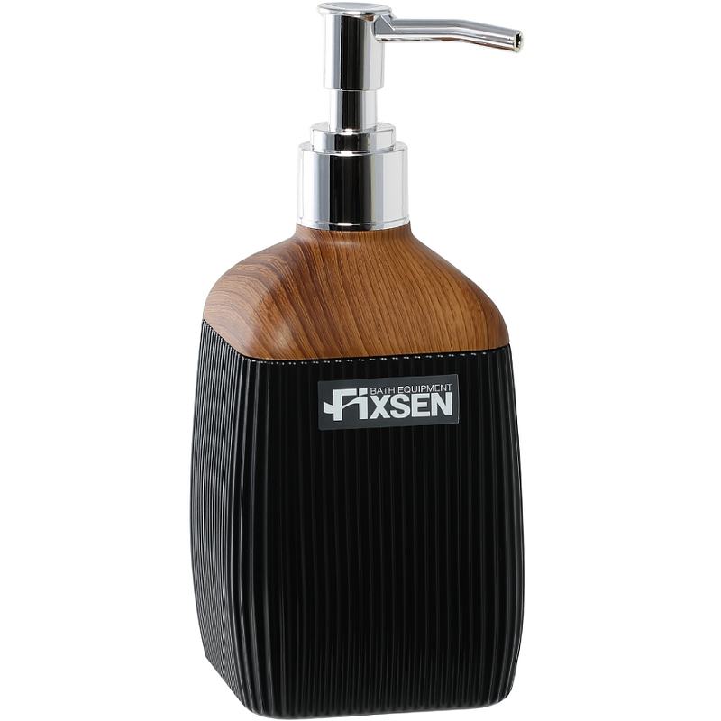 Дозатор Fixsen Black Wood FX-401-1 (дерево/чёрный)