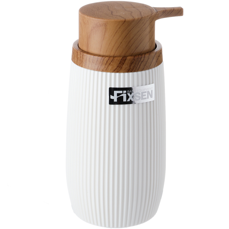 Дозатор Fixsen White Boom FX-412-1 (дерево/белый)