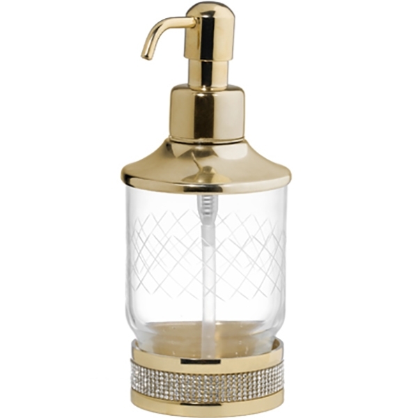 Дозатор Boheme Royale Cristal 10929-G (золото)