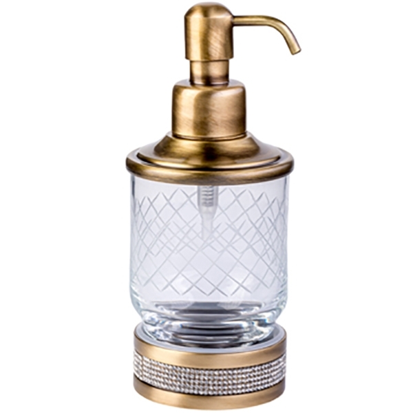 Дозатор Boheme Royale Cristal 10929-BR (бронза)