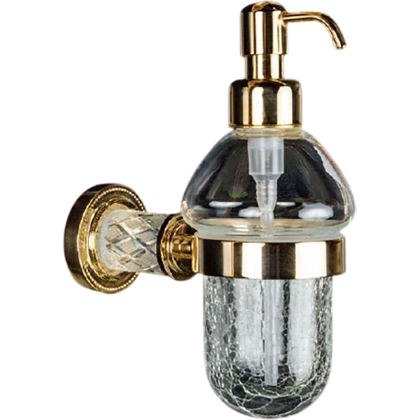 Дозатор Boheme Murano Cristal 10912-CRST-G (золото)