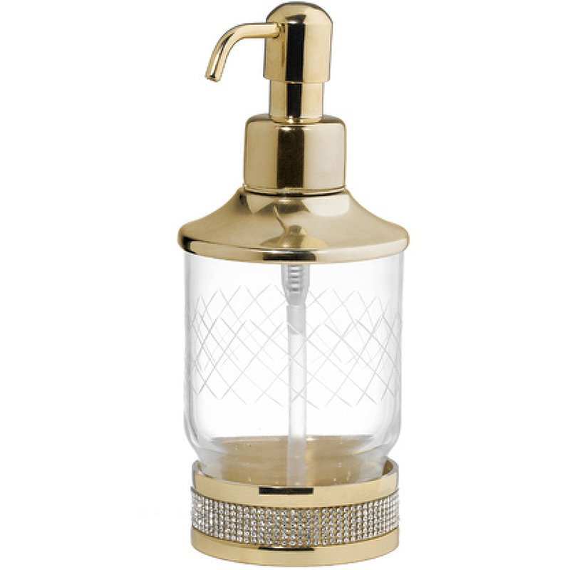 Дозатор Boheme Royale Cristal 10929-G-B (золото)