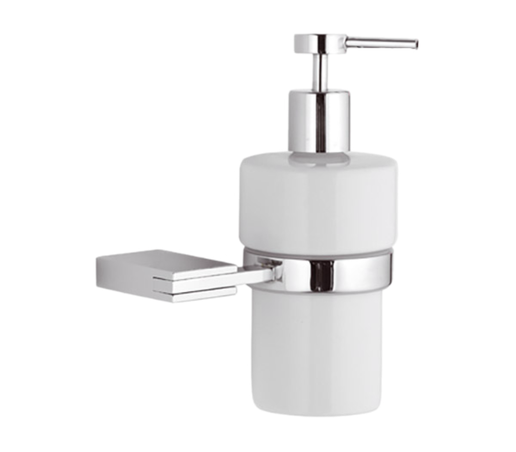 Дозатор Remer Flat FT13CR (хром/белый)