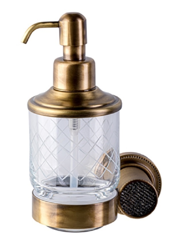 Дозатор Boheme Royale Cristal 10932-BR-B (бронза)