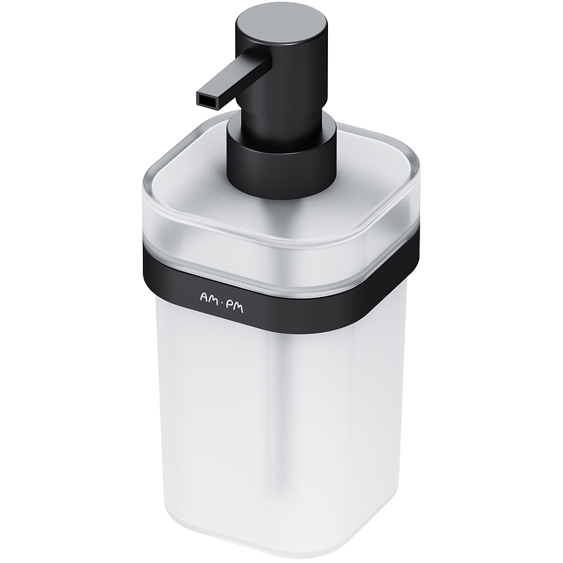 Дозатор AM.PM Func A8F36922 (черный матовый/стекло)