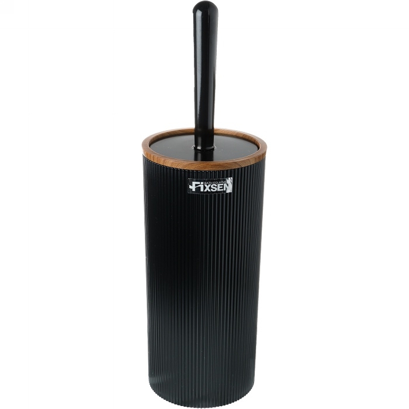 Ершик Fixsen Black Boom FX-411-5 (дерево/чёрный) напольный