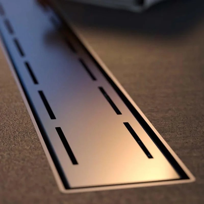 Душевой трап Veconi Line V450L 450 мм (хром матовый)