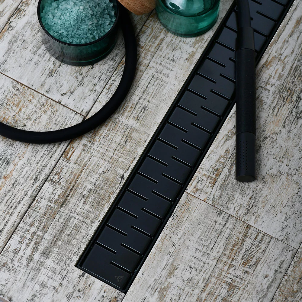 Душевой трап Veconi Medium V650MB 650 мм (чёрный матовый)