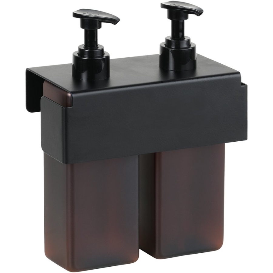 Двойной держатель для дозатора мыла Bemeta LIVING 101519020 (чёрный матовый)