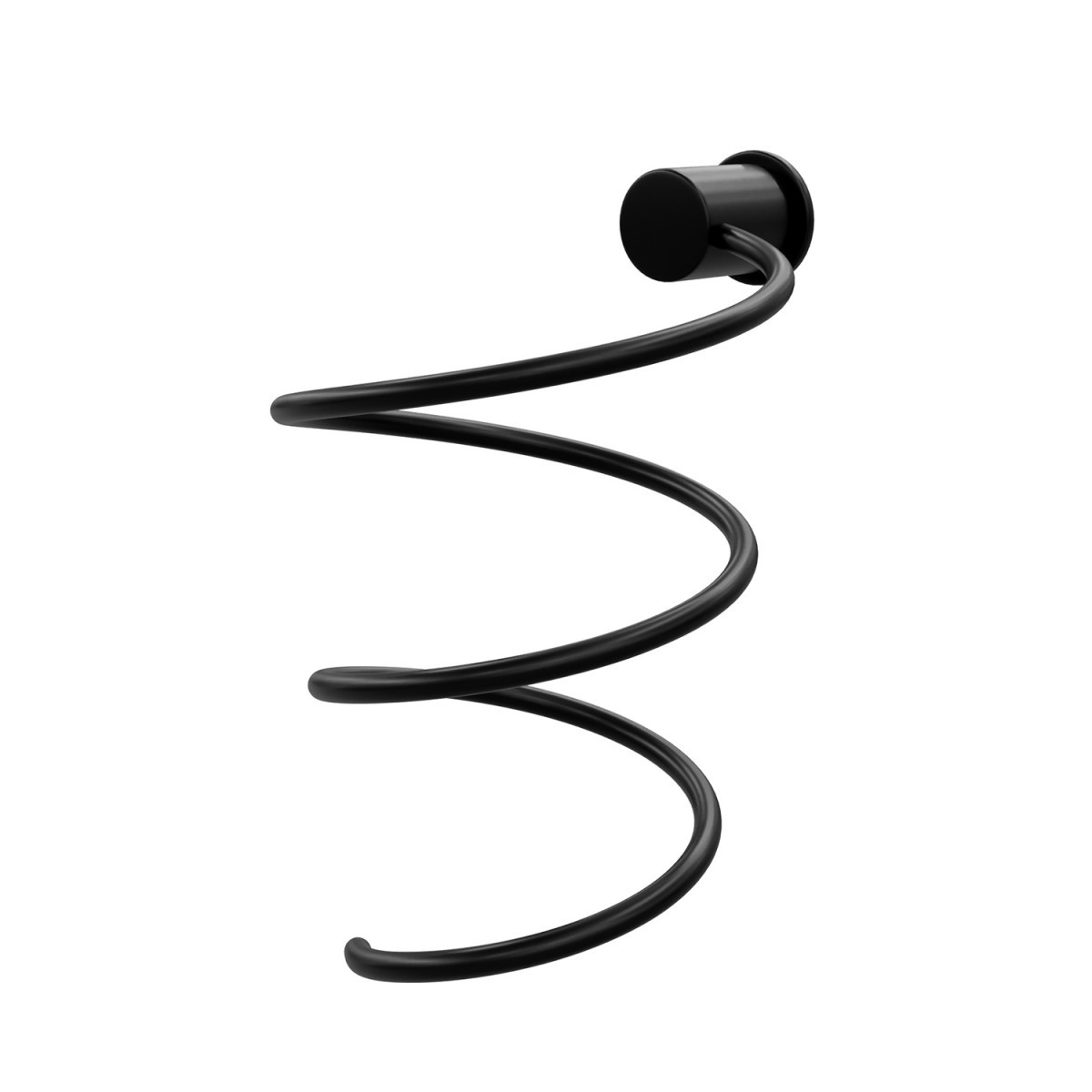 Держатель для фена WasserKRAFT K-1080BLACK (черный матовый)