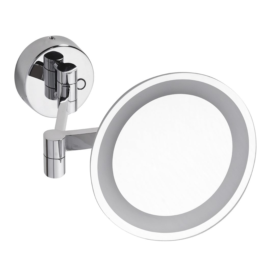 Зеркало косметическое Bemeta 116101802 (хром) LED