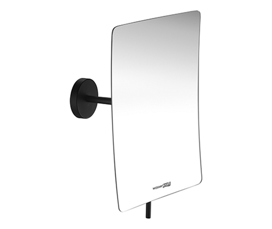 Зеркало косметическое WasserKRAFT K-1001BLACK (черный)