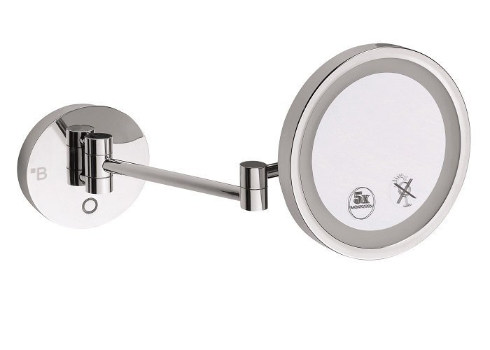 Зеркало косметическое Bemeta 112101149 (хром) LED