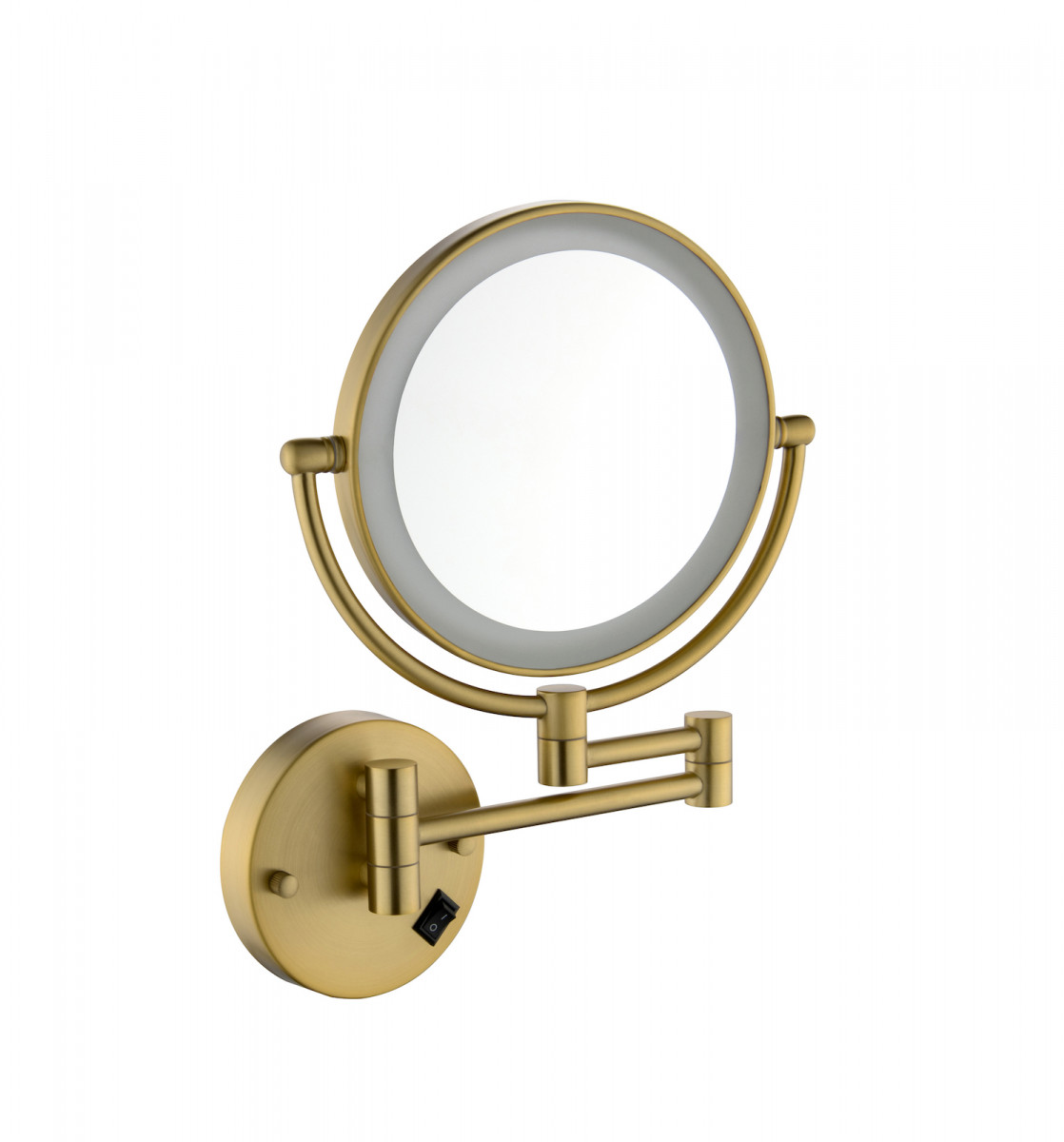Зеркало косметическое Timo Saona 13376/17 (золото матовое) (LED)