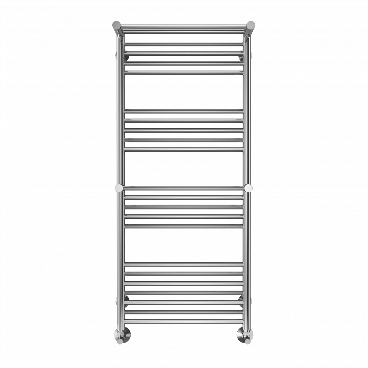 Водяной полотенцесушитель Terminus Аврора П20 532*1200 мм (хром) с 2-мя полками