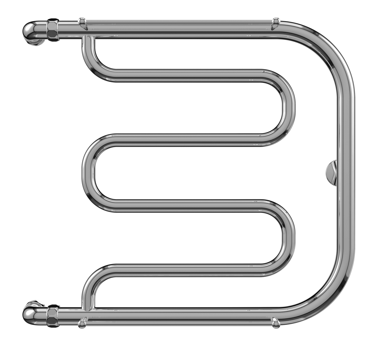 Водяной полотенцесушитель Terminus Фокстрот 600*400 (хром)
