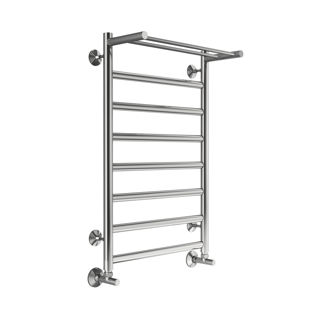 Водяной полотенцесушитель Terminus Хендрикс П8 500*800 (хром) с полкой