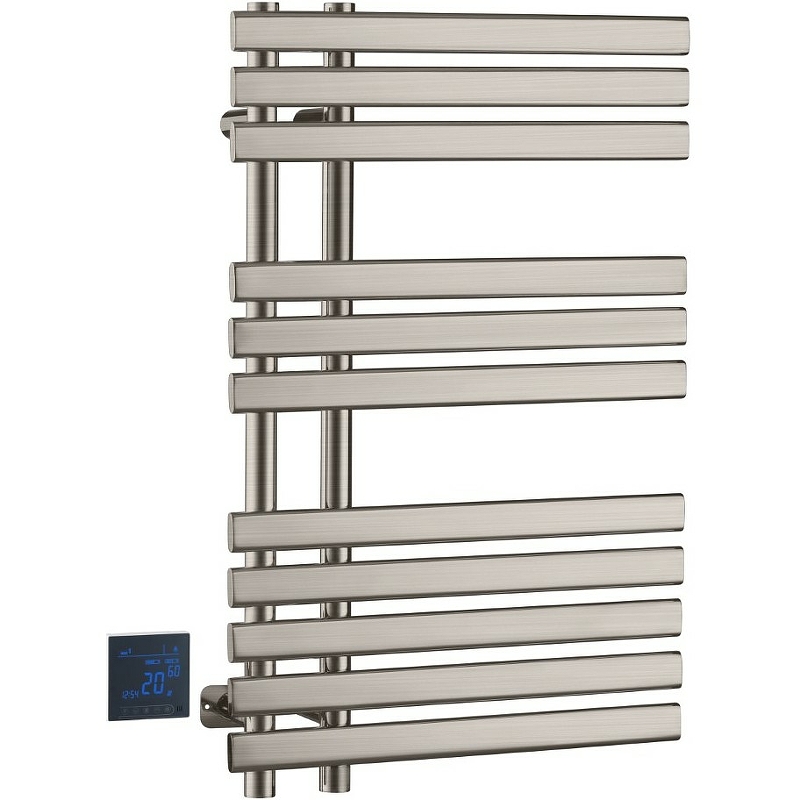 Электрический полотенцесушитель Boheme Venturo 723-NB 800*500 мм (никель матовый)