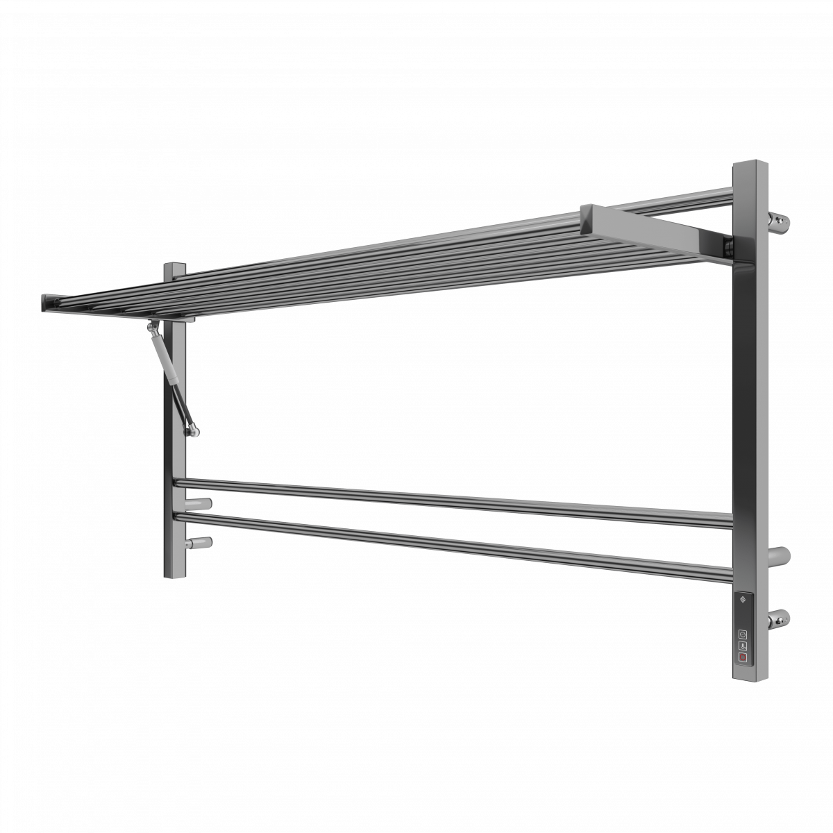 Электрический полотенцесушитель Terminus Горизонт П8 1230*600 мм (хром) c полкой