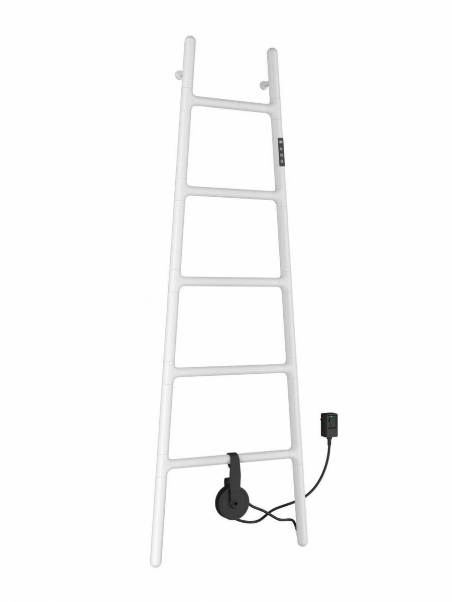 Электрический полотенцесушитель Wonzon&Woghand Rotenburg WW-PR207-MW 1390*480 мм (белый матовый) напольный