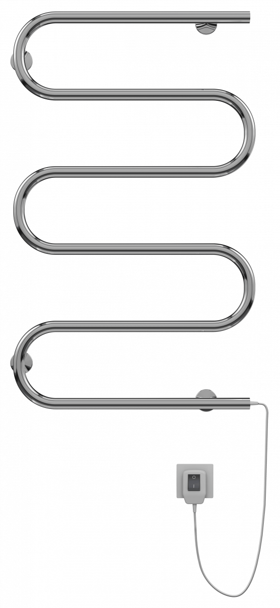 Электрический полотенцесушитель Terminus 825*600 мм (хром)