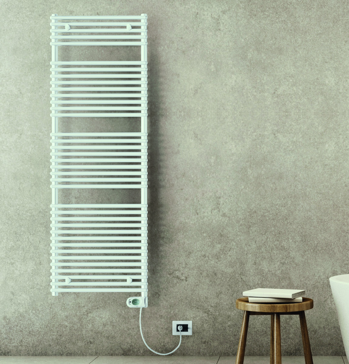 Электрический полотенцесушитель Lazzarini E-Catania 500W 389049 500*1190 (белый)