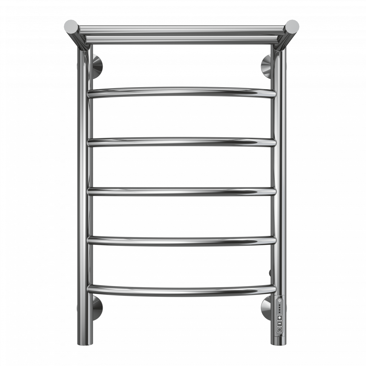 Электрический полотенцесушитель Terminus Классик П6 432*650 мм (хром) с полкой