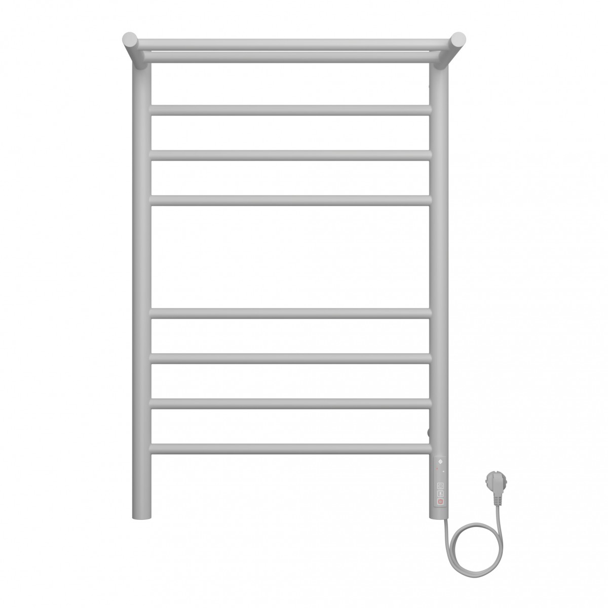 Электрический полотенцесушитель Terminus Аврора П8 500*800 мм (белый матовый) с полкой