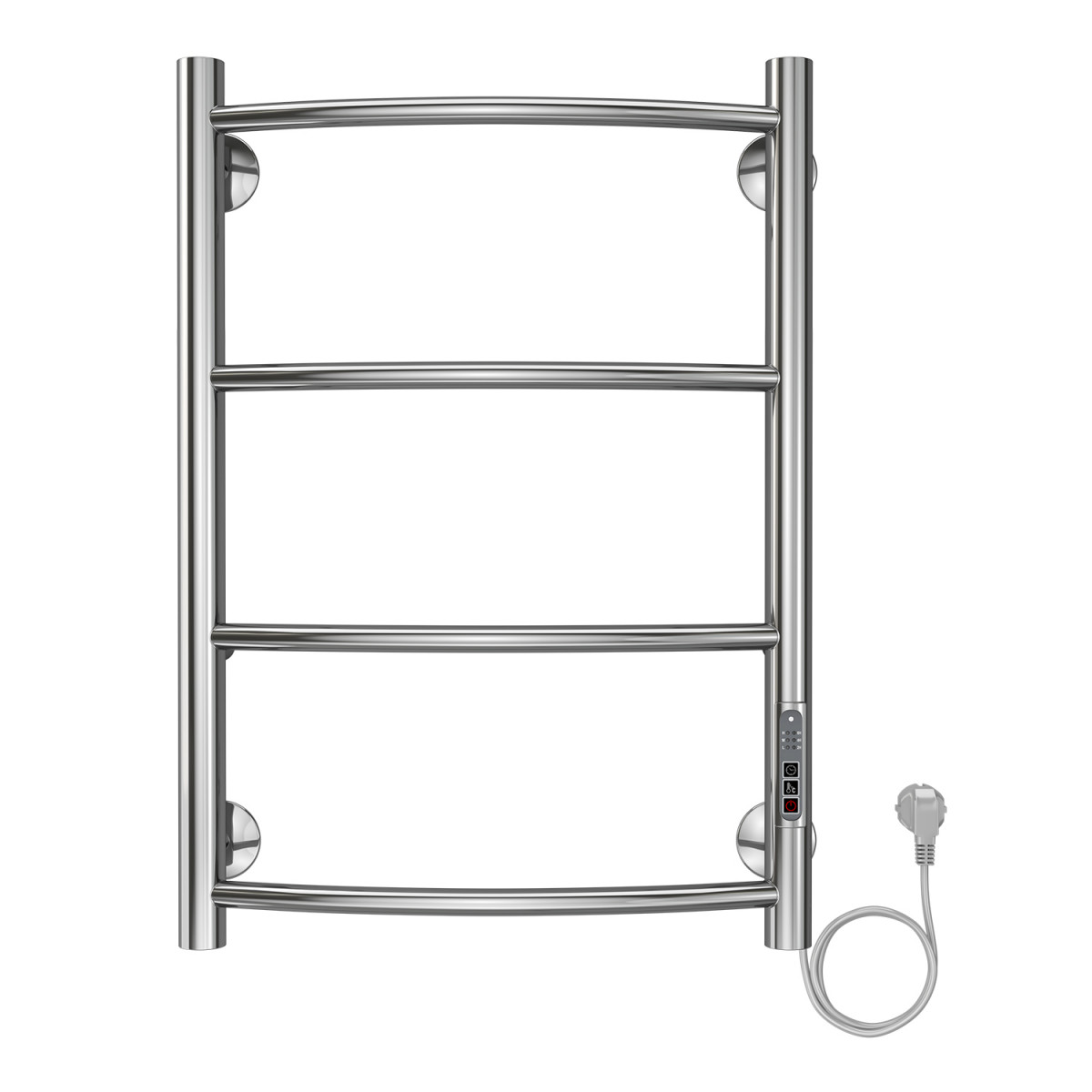 Электрический полотенцесушитель Azario Verona П4 430*600 мм (хром)