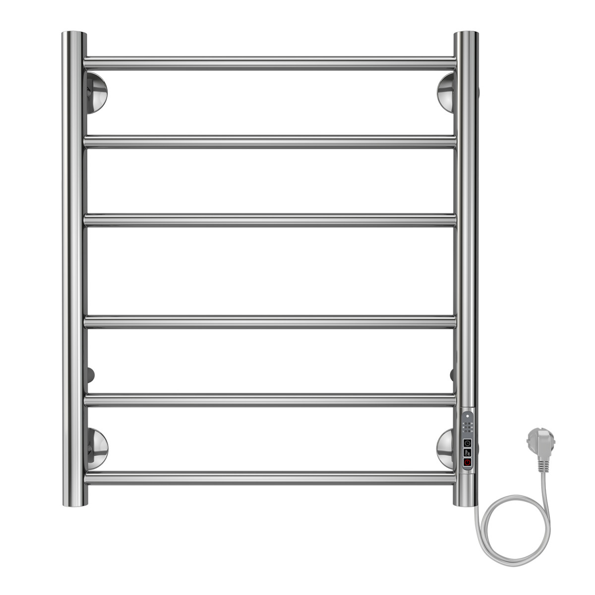 Электрический полотенцесушитель Azario Parma П6 530*600 мм (хром)