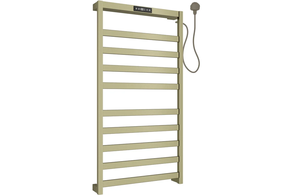 Электрический полотенцесушитель Allen Brau Reality 7.32001-GB 900*472 мм (золото браш)