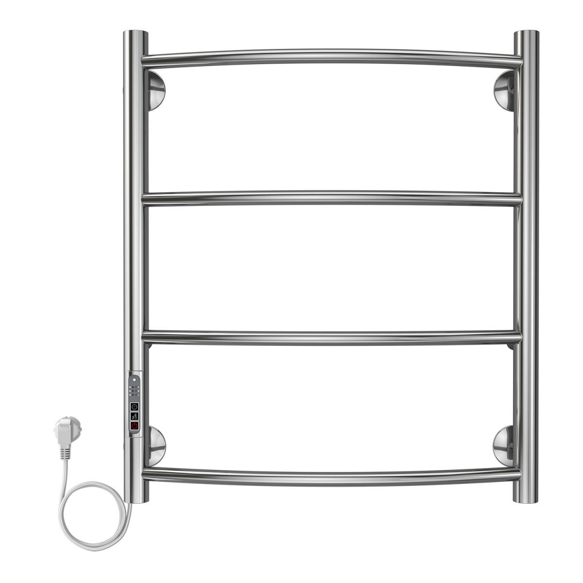 Электрический полотенцесушитель Azario Verona L П4 530*600 мм (хром)