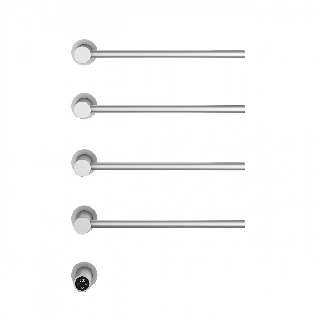 Электрический полотенцесушитель Vincea VTD-2H1BN 532*670 мм (никель брашированный)