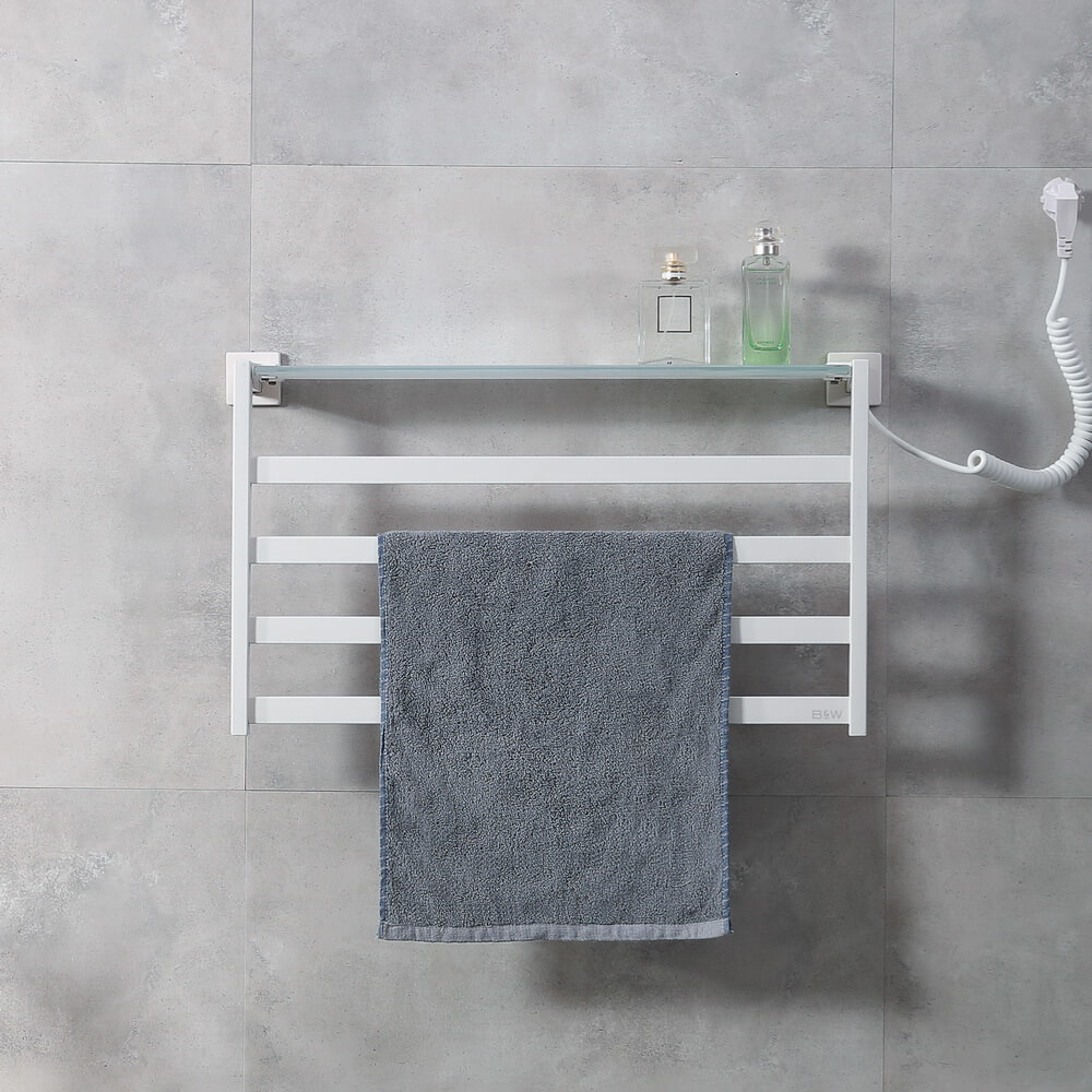 Электрический полотенцесушитель Black&White Universe N-333 W 580*350 мм (белый матовый)