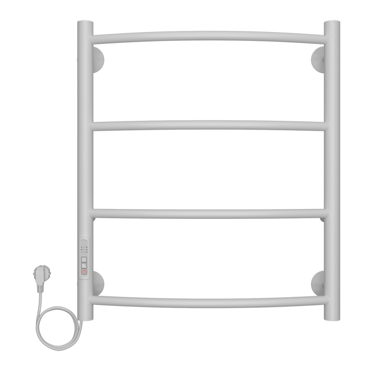 Электрический полотенцесушитель Azario Verona L П4 530*600 мм (белый)