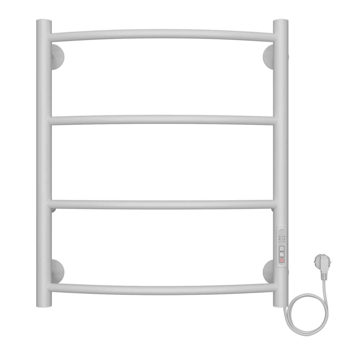 Электрический полотенцесушитель Azario Verona R П4 530*600 мм (белый)