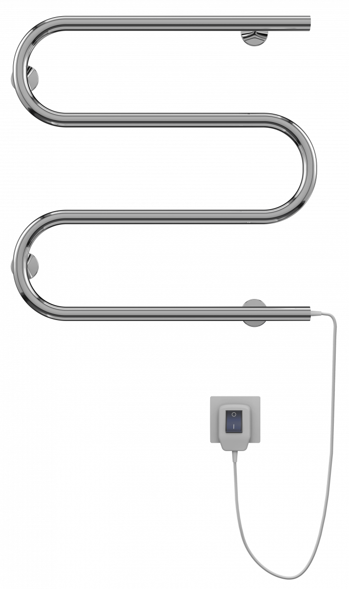 Электрический полотенцесушитель Terminus 525*400 мм (хром)