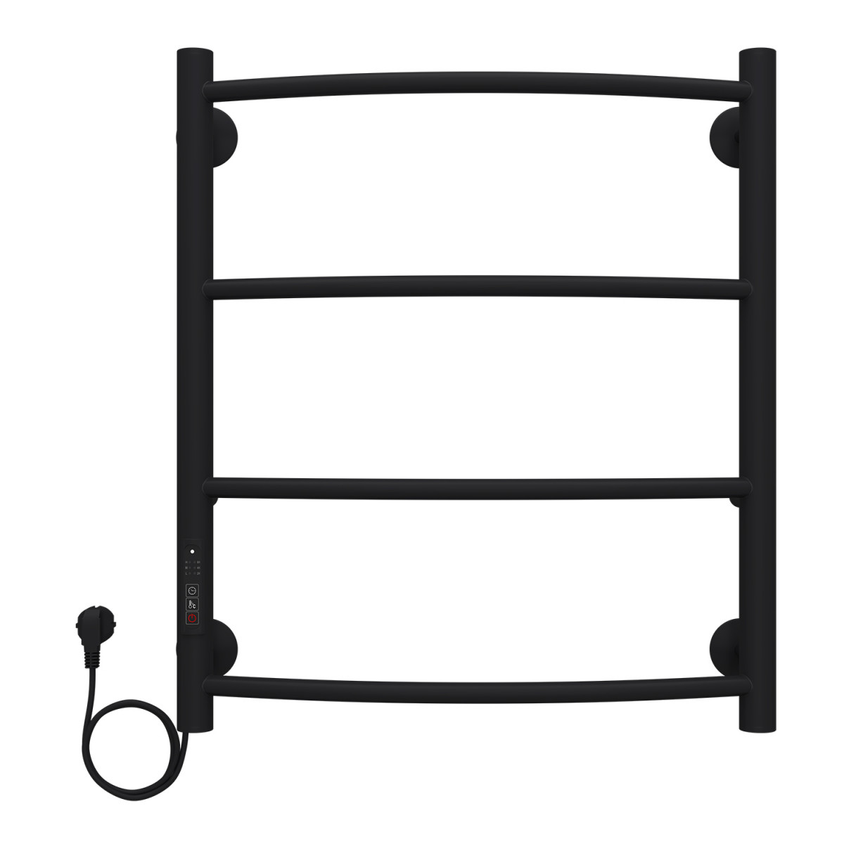 Электрический полотенцесушитель Azario Verona L П4 530*600 мм (чёрный)