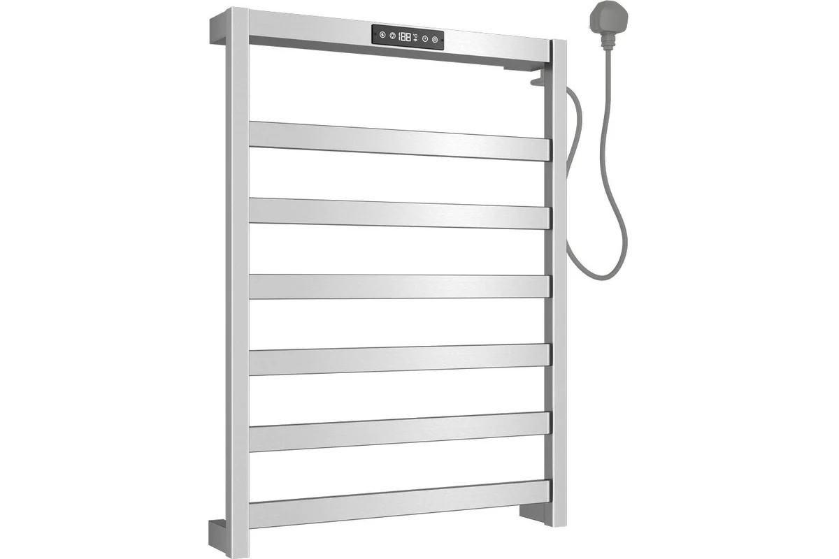 Электрический полотенцесушитель Allen Brau Reality 7.33001-BN 642*472 мм (никель браш)