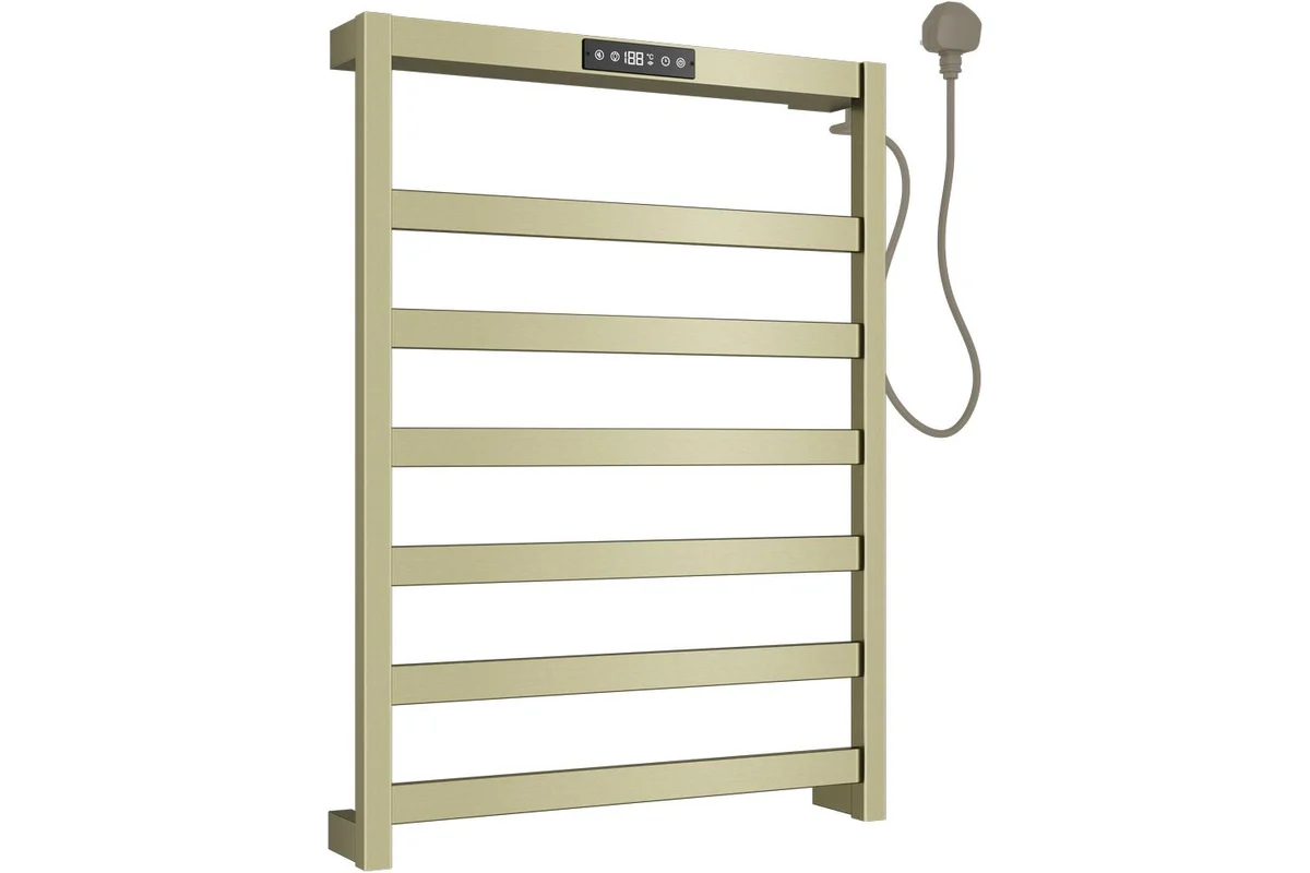 Электрический полотенцесушитель Allen Brau Reality 7.32000-GB 642*472 мм (золото браш)